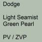 Preview: Dodge, Light Seamist Green Pearl, PV / ZVP.